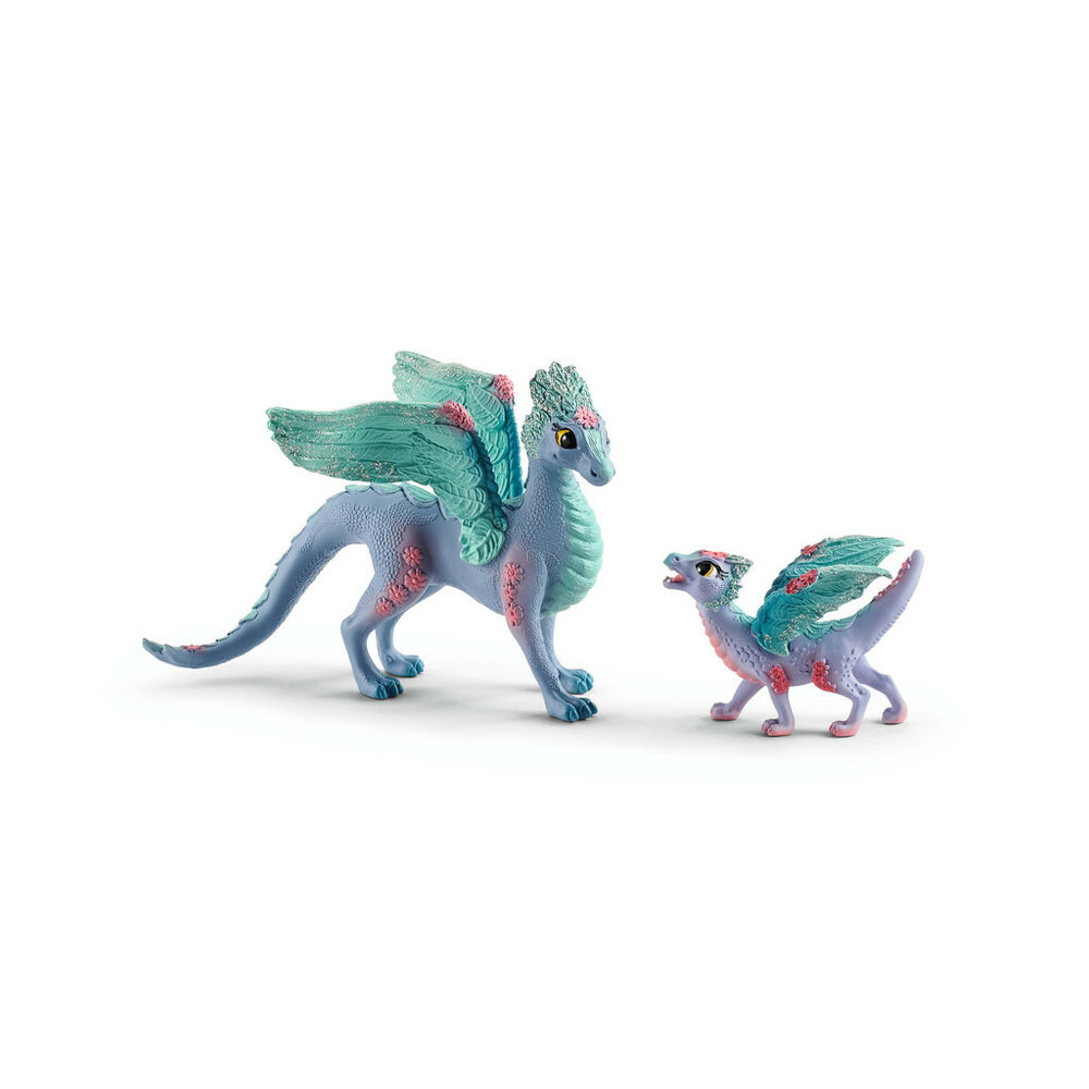 Schleich 70592 Bloemen Draak moeder met baby