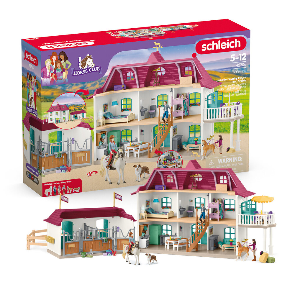 Schleich 42706 Lakeside-landhuis en -stal