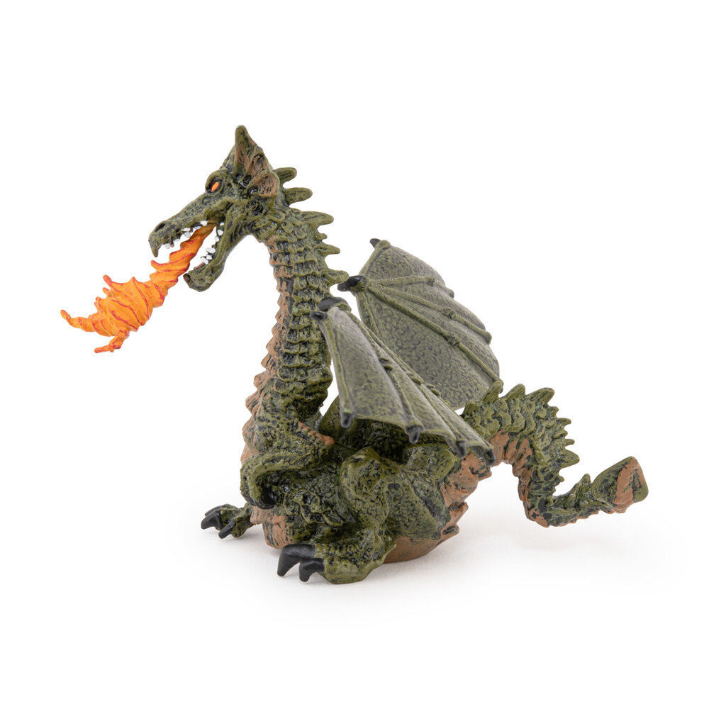 Papo 39025 Vuurspuwende draak groen