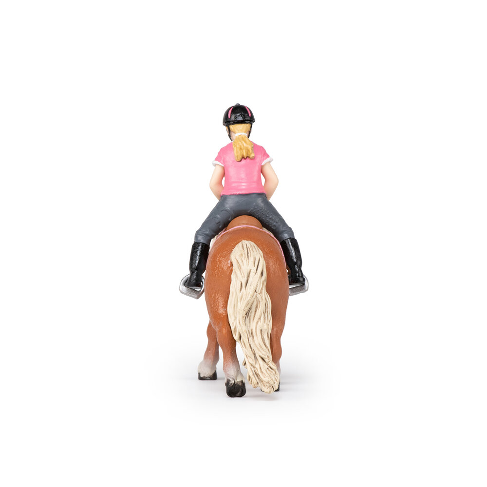 Papo 51559 + 52014 Shetlandpony + ruiter