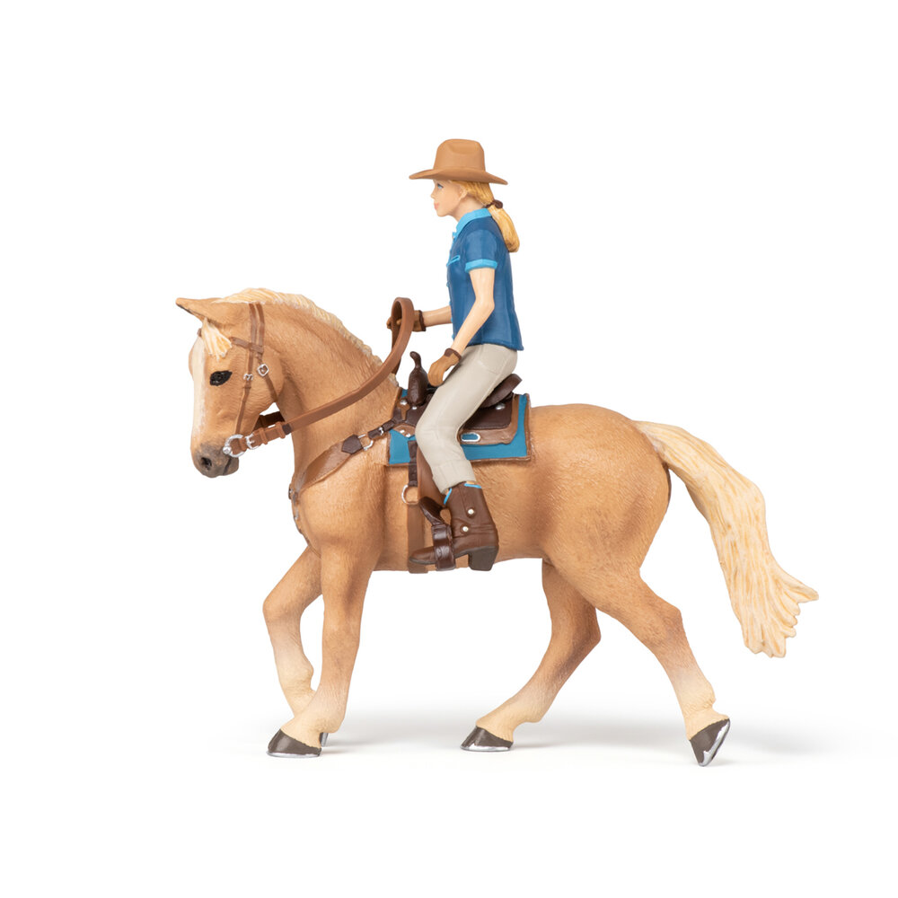 Papo 51566 Westernpaard met ruiter