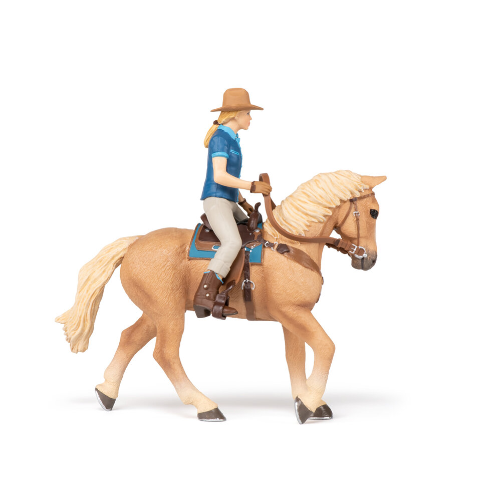 Papo 51566 Westernpaard met ruiter