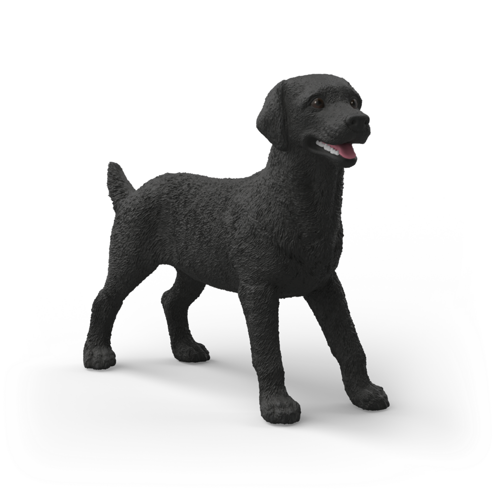 Schleich 14923 Zwarte Labrador Retriever teefje