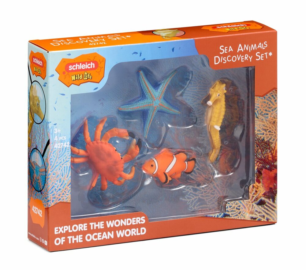 Schleich 42742 Zeedieren ontdekkingsset afbeelding 2