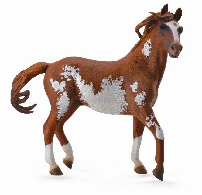 1:12 Mustang Stallion &ndash; Chestnut Overo van Collecta