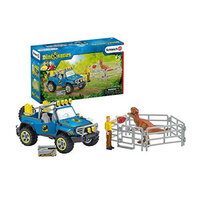 Schleich 41464 Terreinwagen met Dino buitenpost
