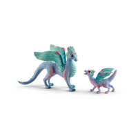 Schleich 70592 Bloemen Draak moeder met baby