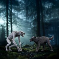 Schleich 14906 Weerwolf vs. Faunaat