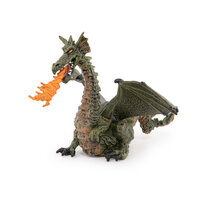 Papo 39025 Vuurspuwende draak groen
