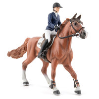 Papo 51575 Penelope met Flora (Paard met ruiter)