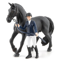 Papo 51576 Penelope en Blacky (Paard met ruiter)