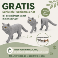 Schleich 81102 Puzzlemals Britse Korthaar Kat