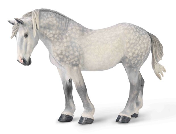 Collecta 80029 Percheron Merrie Grijs