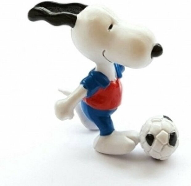 Schleich Snoopy als Voetballer
