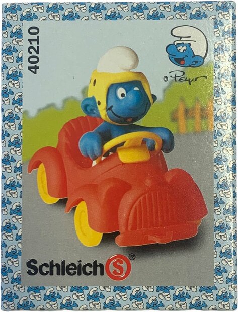 Schleich 40210 Smurf in Rode Auto