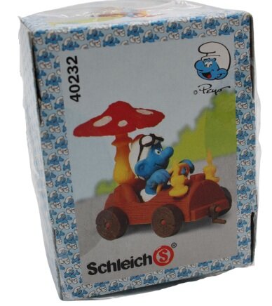 Schleich 40232 Smurf in Boomstamauto