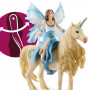 Schleich 42508 Eyela riding on golden unicorn