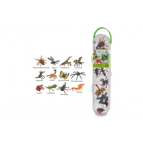Collecta 89106 Mini Insecten & Spinnen Set van 12 stuks
