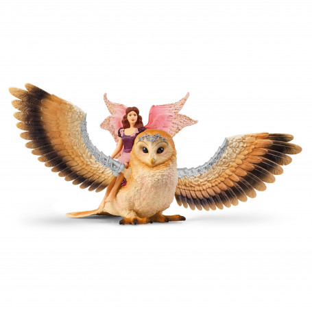 Schleich 70789 Fairy in Flight on Glam-Owl V2