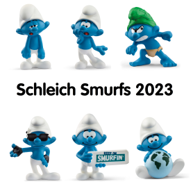Schleich Smurfen Set 2023 (6 stuks)