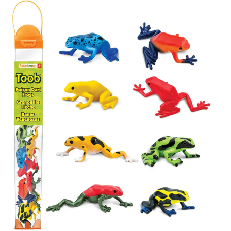 Safari 100121 Poison Dart Frogs Toob