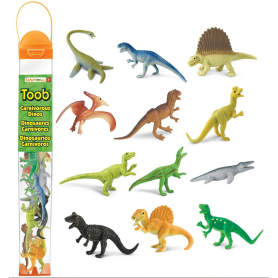 Safari 699004 Mini Carnivorous Dinos Toob (12 stuks)