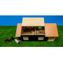 Horsestable Wood with 2 boxes and workshop 1:24
