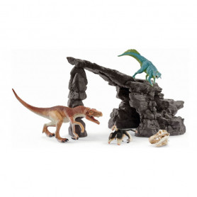 Schleich 41461 Kit de dinosaures avec grotte